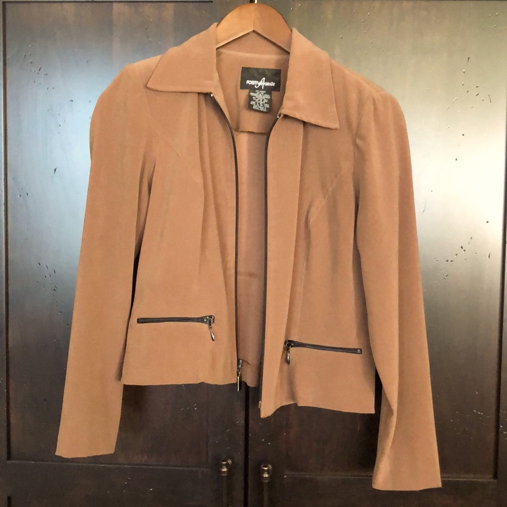 Brown blazer jacket